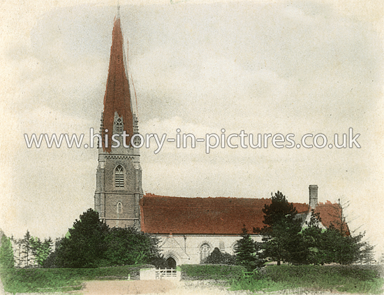 St Michael's & All Angels Church, Galleywood, Essex. c.1905